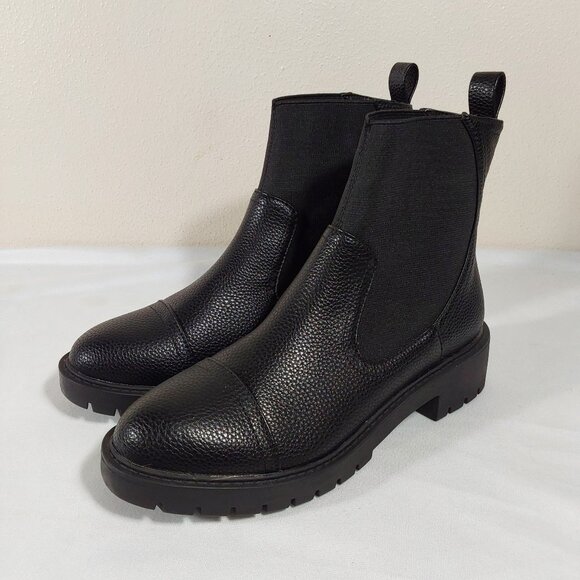 Matisse + Anthropologie Black Ankle Indie Chelsea Boots - Good Cond - 8 - Picture 2 of 10